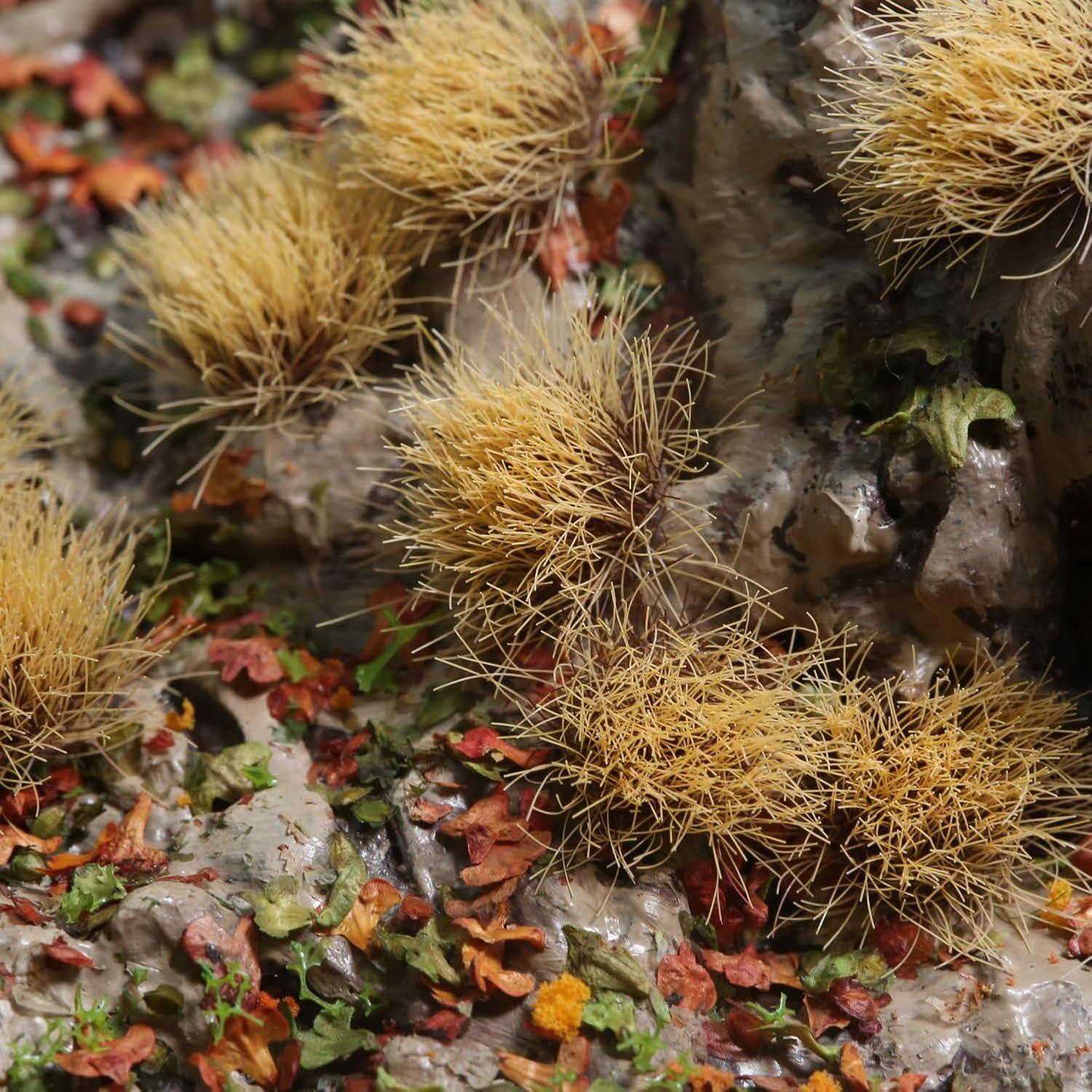 32 Piezas Arbustos Miniatura Verde Oscuro Ylutex para Dioramas
