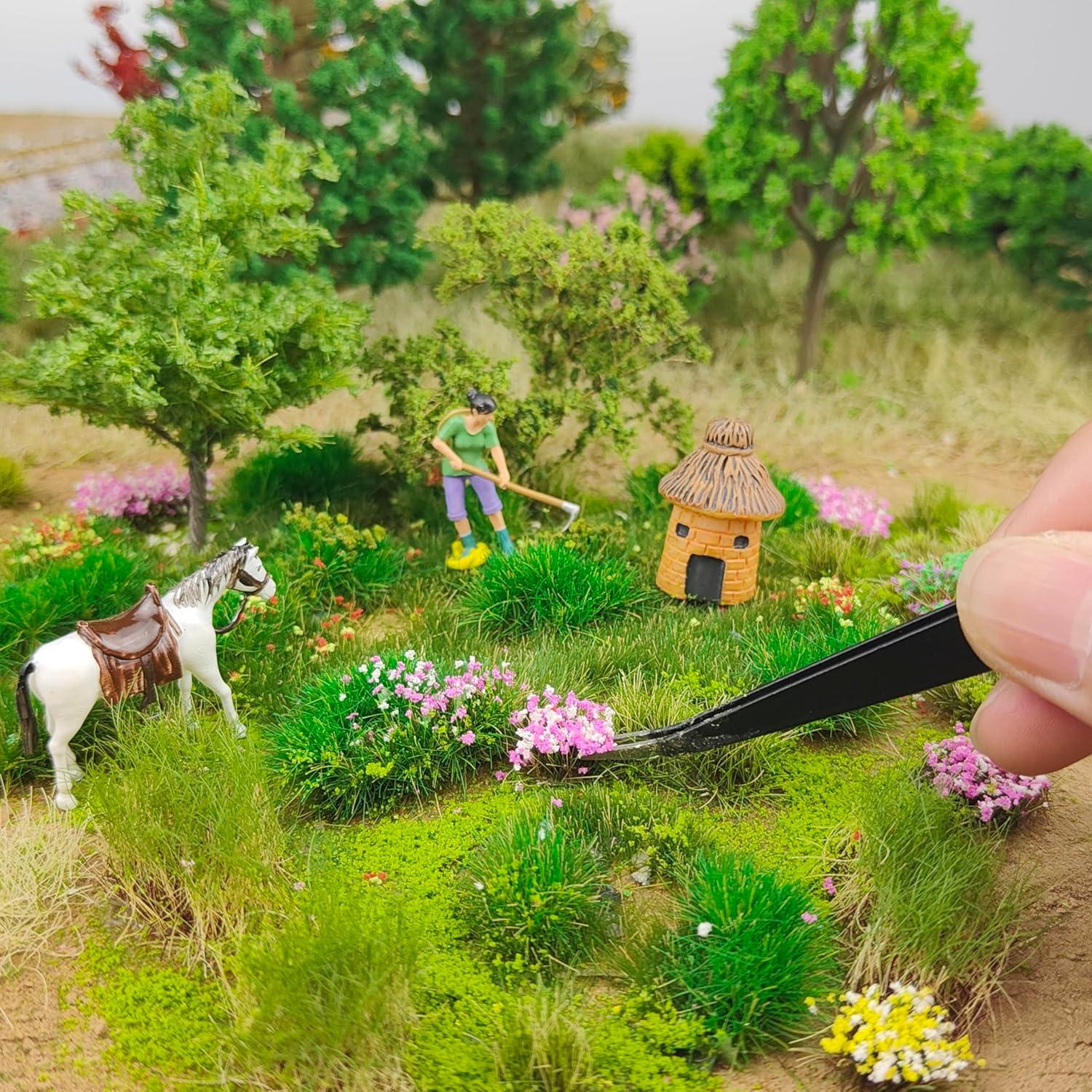 Kit de Grama Estática Gdeplok 170 Piezas para Dioramas