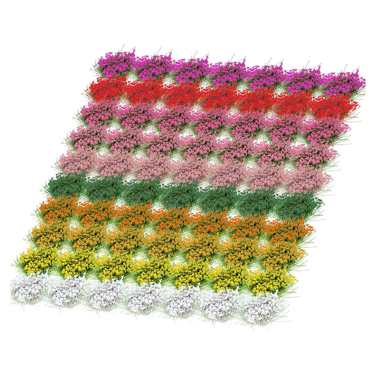 Set de 70 Miniaturas de Flores Autoadhesivas Potanro