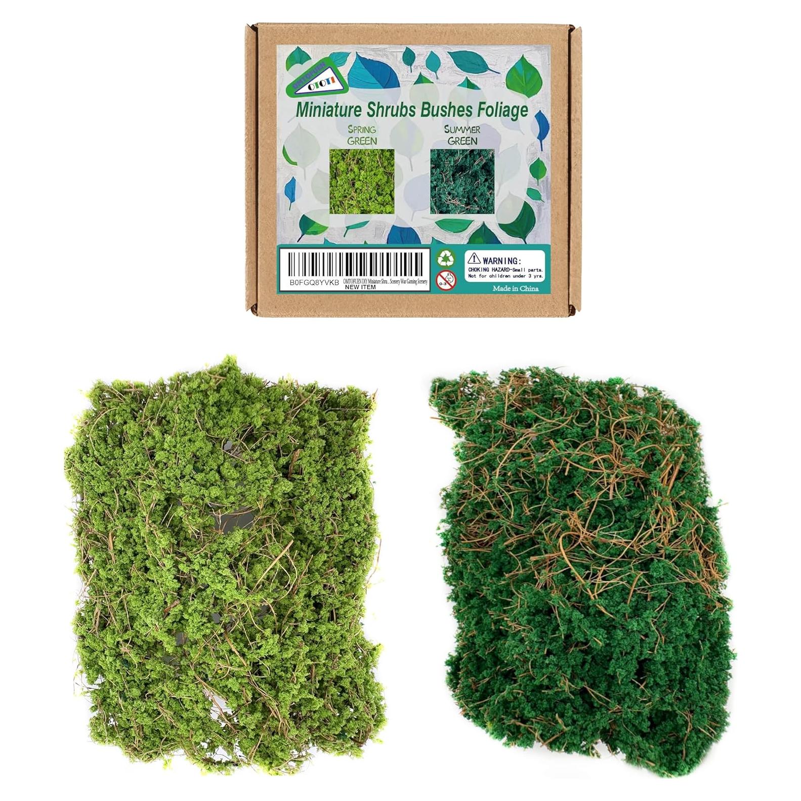 Kit de Terreno Miniatura de Arbustos OTOTI - 2 Tonos Vivos