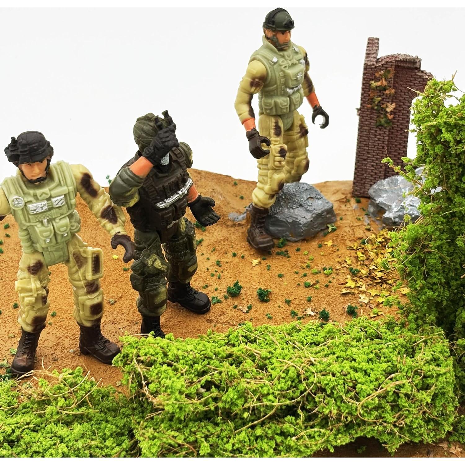 Kit de Terreno Miniatura de Arbustos OTOTI - 2 Tonos Vivos