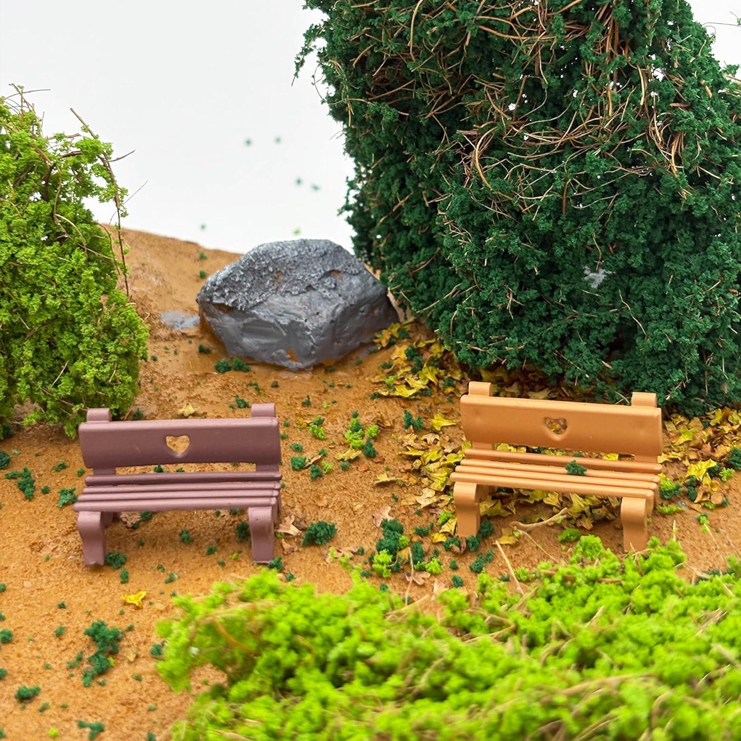 Kit de Terreno Miniatura de Arbustos OTOTI - 2 Tonos Vivos