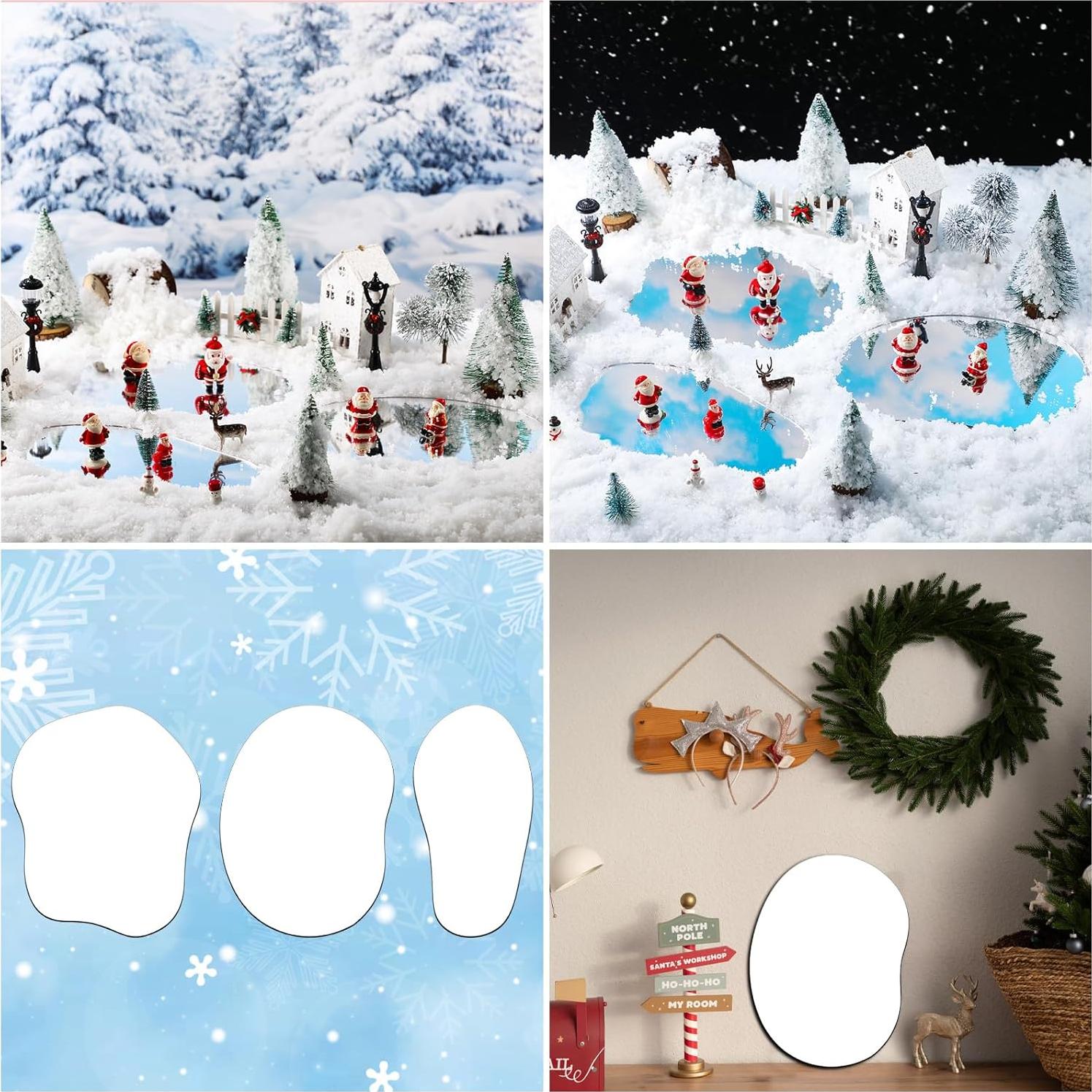 Accesorios de Paisaje Lago Espejo Grande Wesiti 3 Piezas