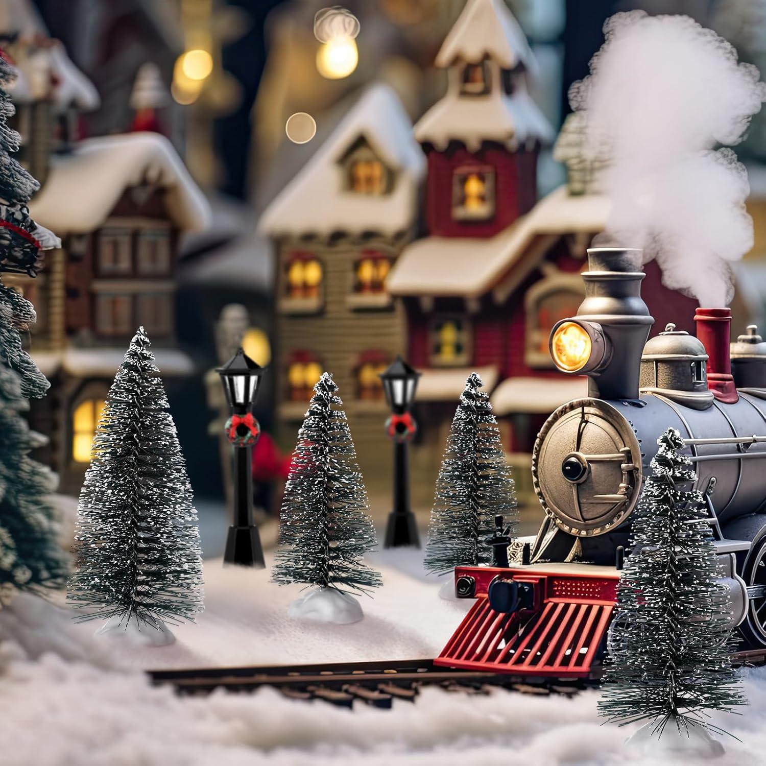 Conjunto Escenarios de Trenes Navidad Soulchen 36 Piezas