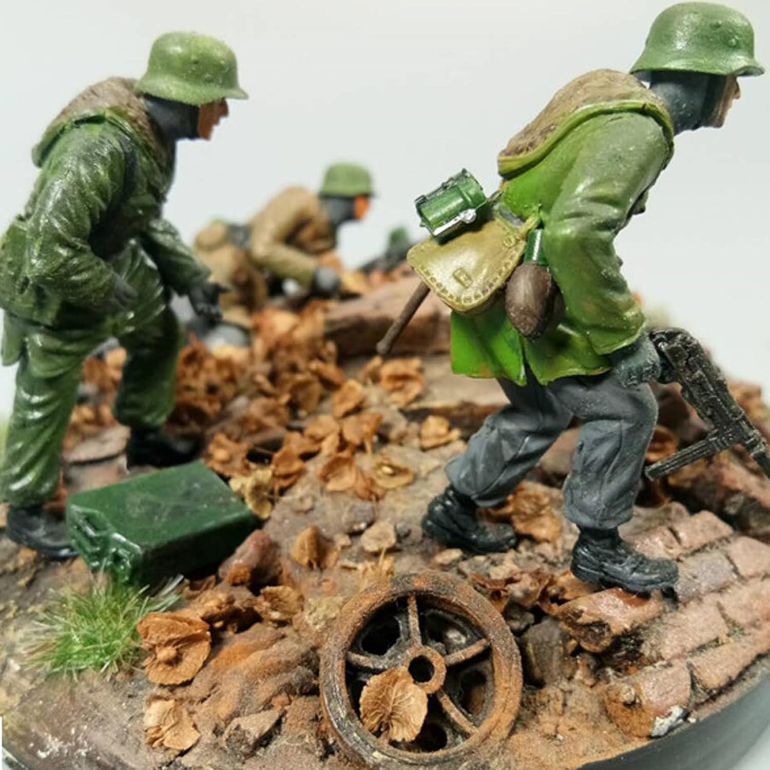 Hojas Miniatura Realistas Cayway para Diorama Jardín 80ml