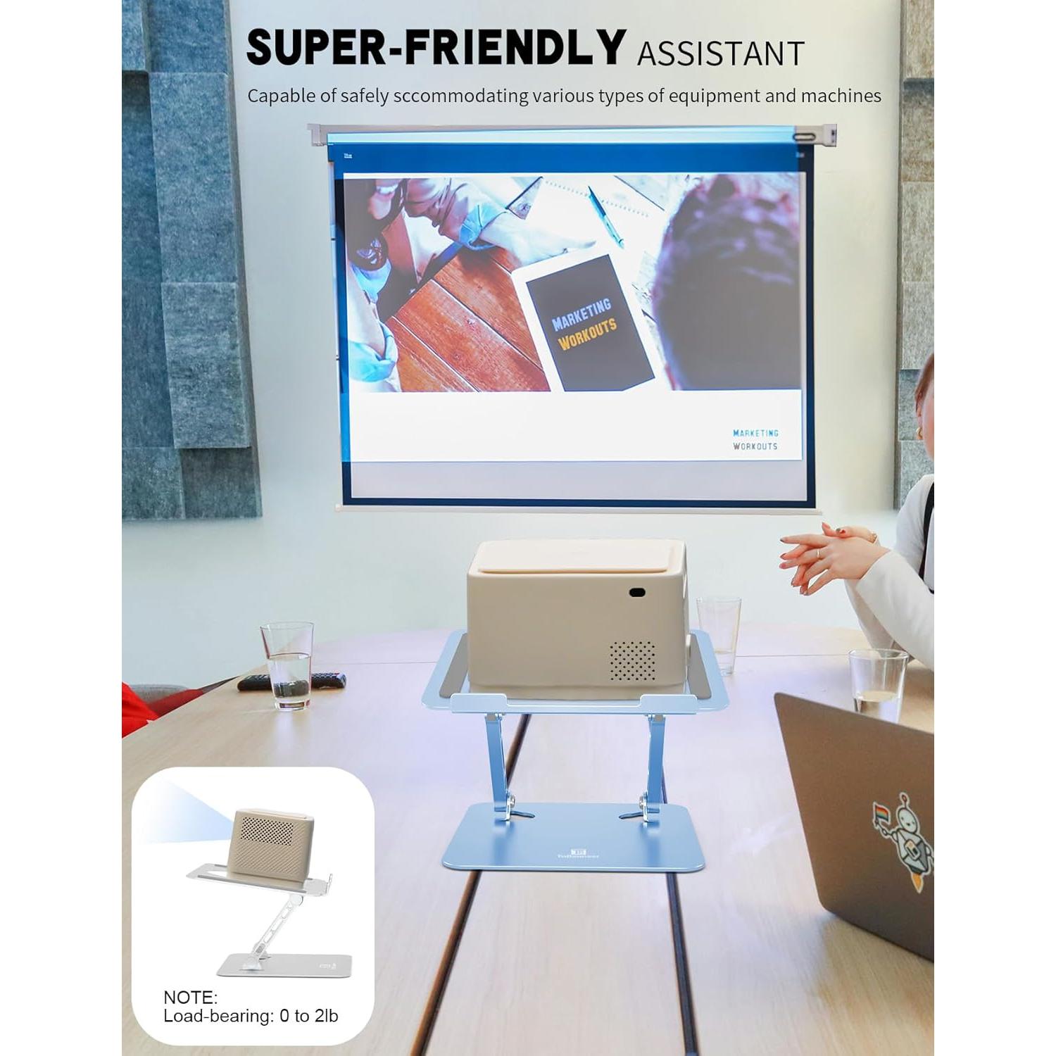 Soporte para Laptop ToBeoneer Ajustable Plegable 39.6 cm Azul