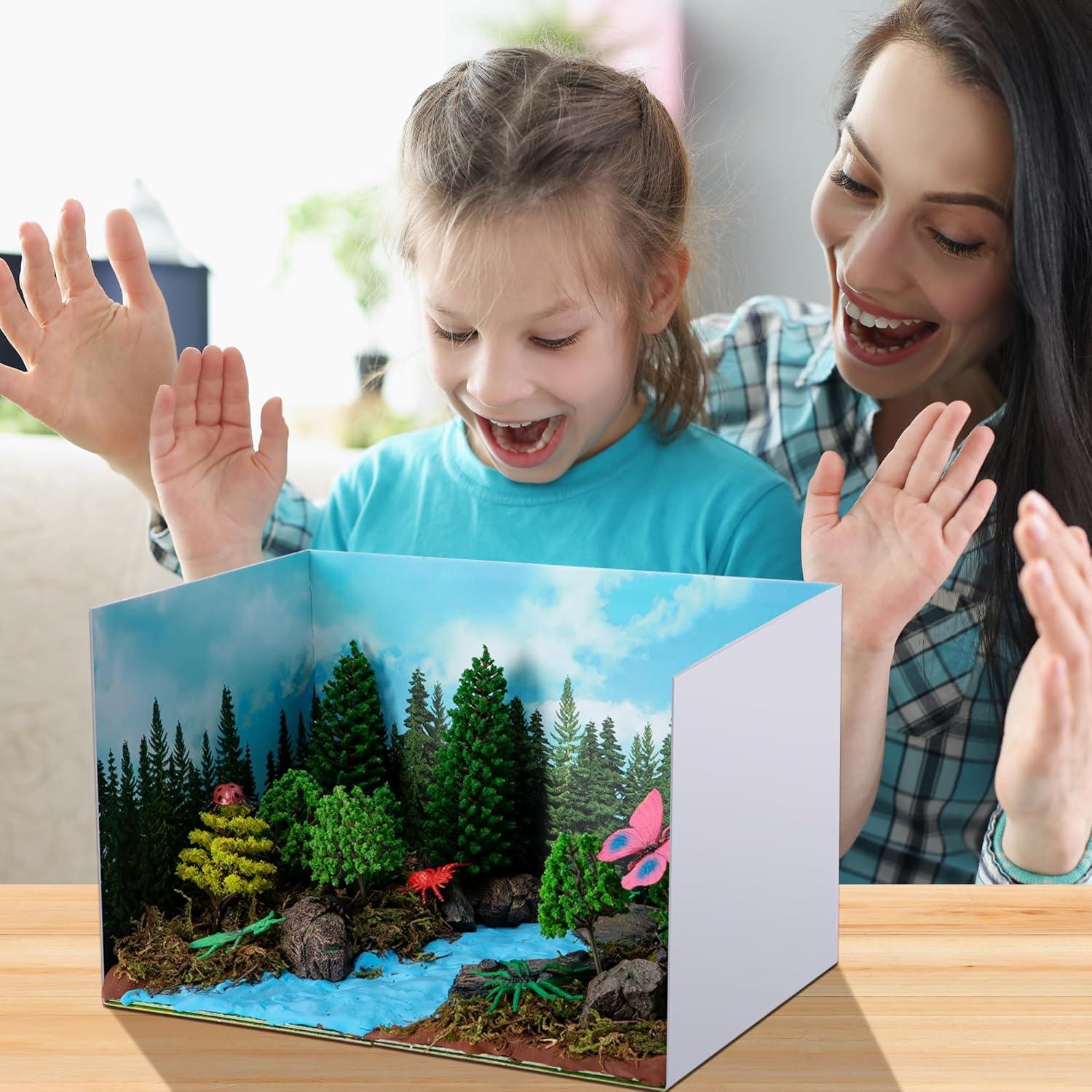 Kit de Diorama de Selva 65 Pcs Codree - Manualidades DIY