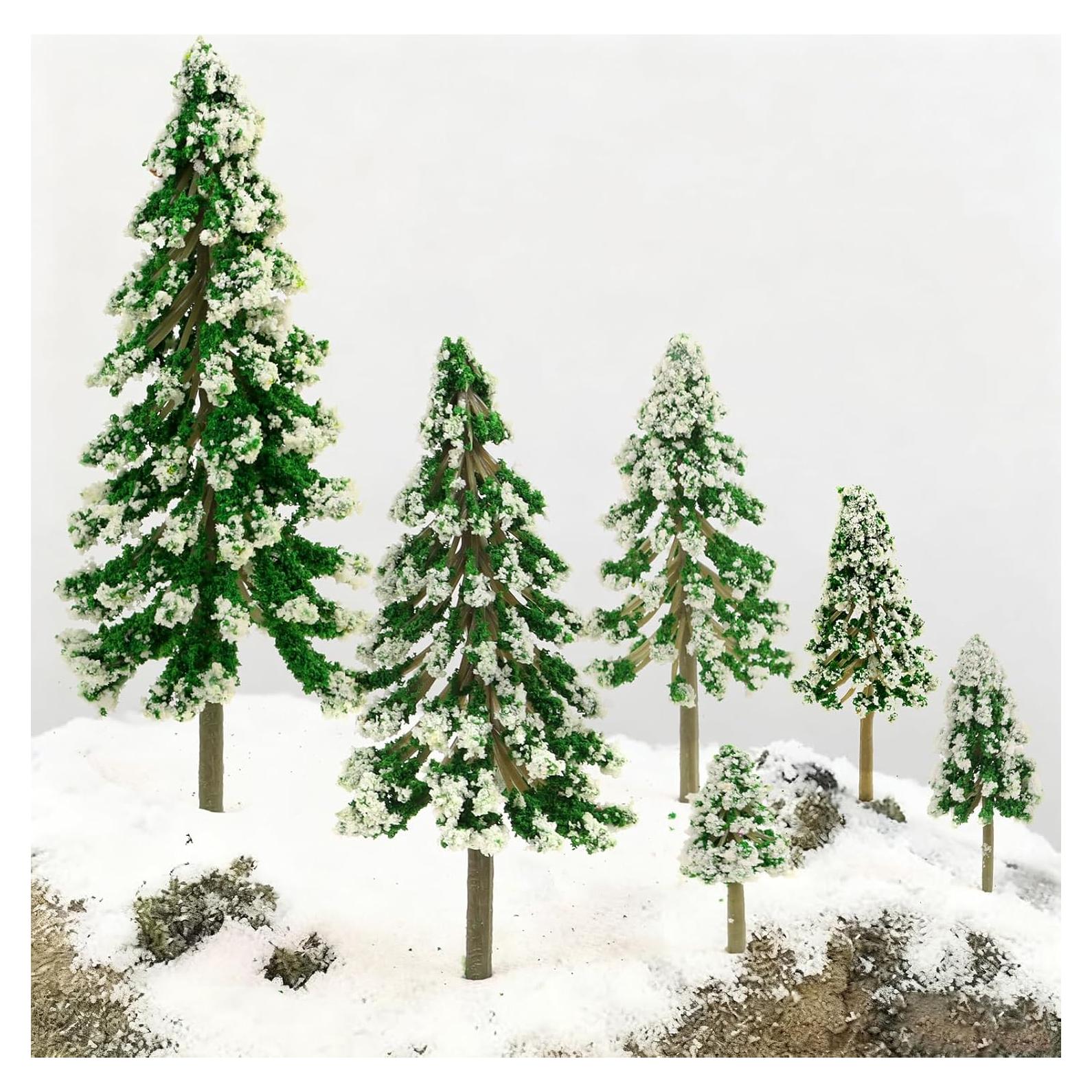 35 Árboles de Navidad Miniatura FOIMAS - Decoración Pino Nevado