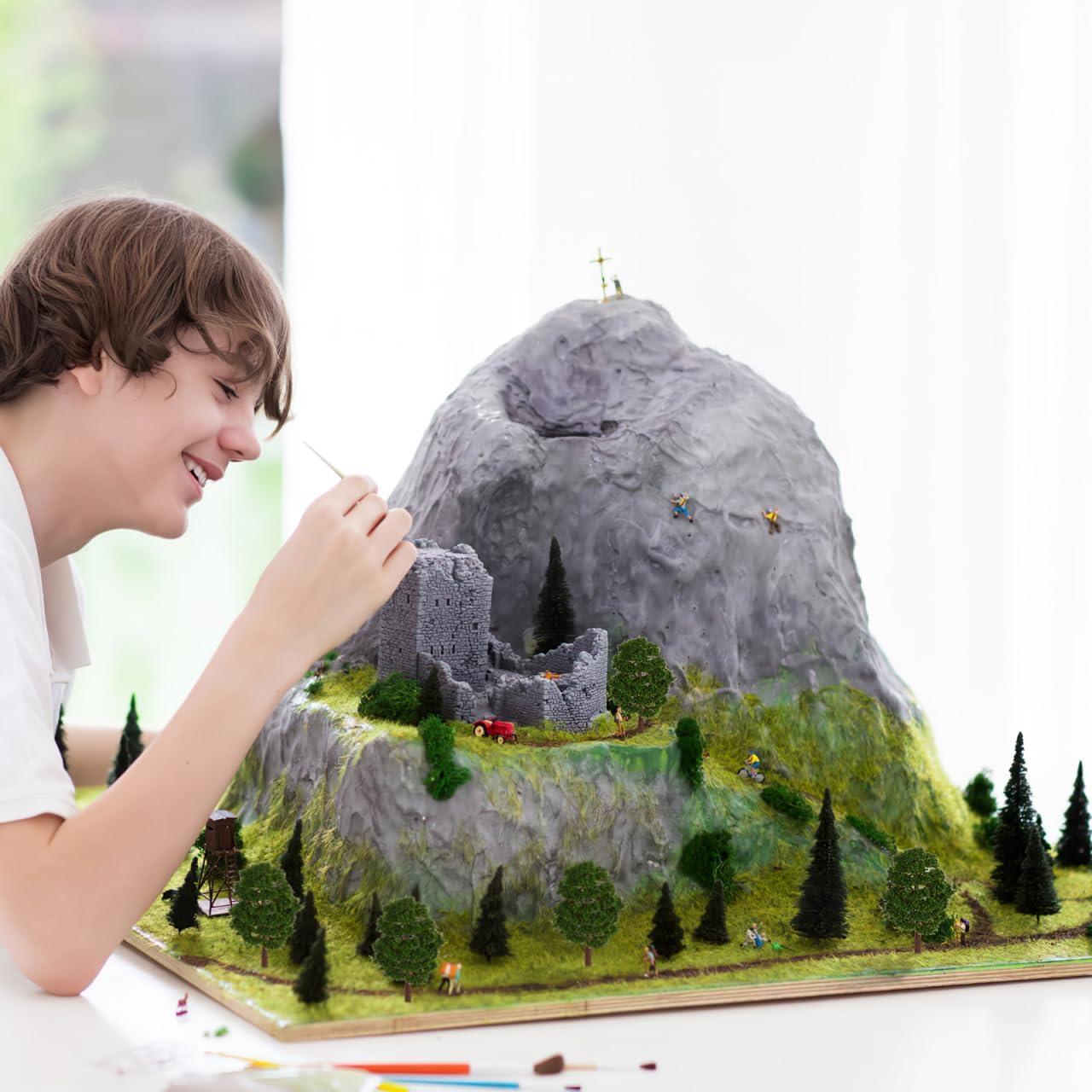 Árboles Miniatura para Manualidades Jojofuny - 20 Piezas 8 cm