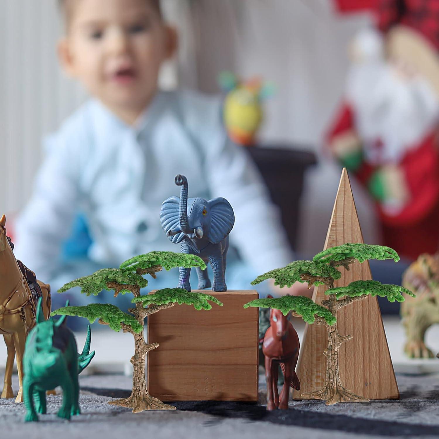 Mini Árboles de Pino Artificiales Toddmomy - 3 Pcs 4.1"