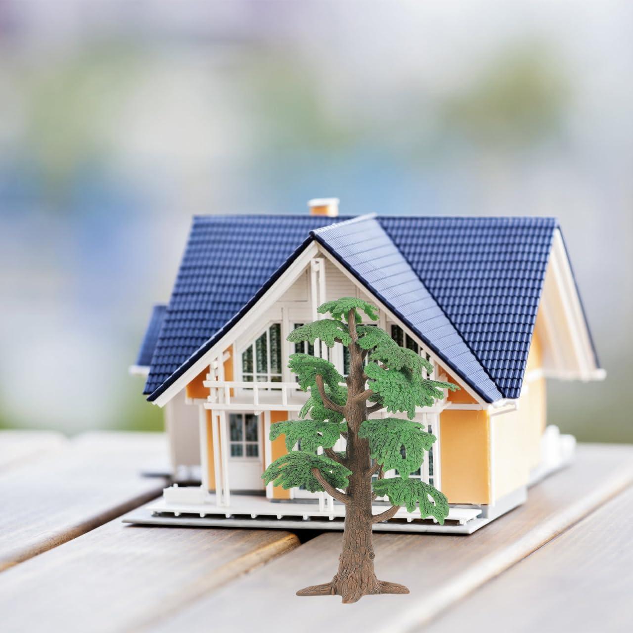 Árbol Ciprés Miniatura Toyvian Verde Tamaño L 17.53 cm