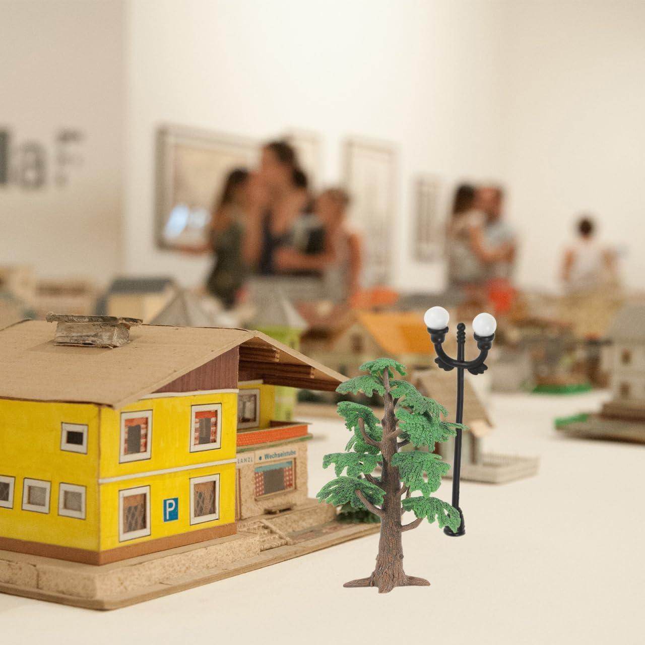 Árbol Ciprés Miniatura Toyvian Verde Tamaño L 17.53 cm