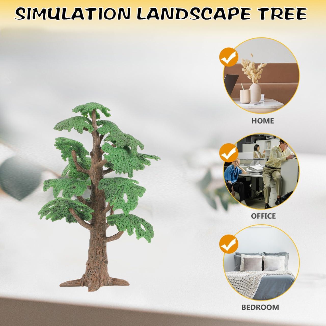 Árbol Ciprés Miniatura Toyvian Verde Tamaño L 17.53 cm