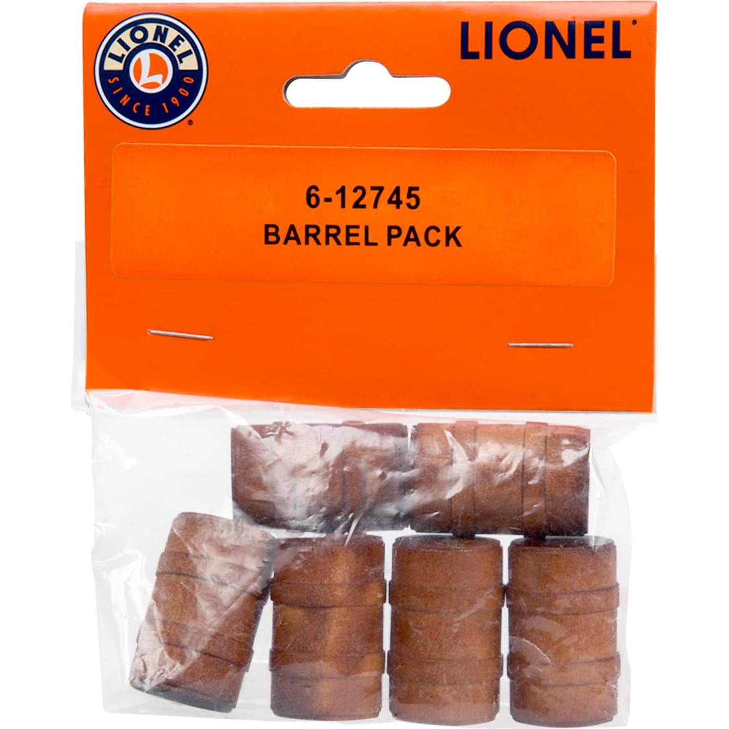 Barriles de Madera Lionel - Paquete de 6 Accesorios para Trenes