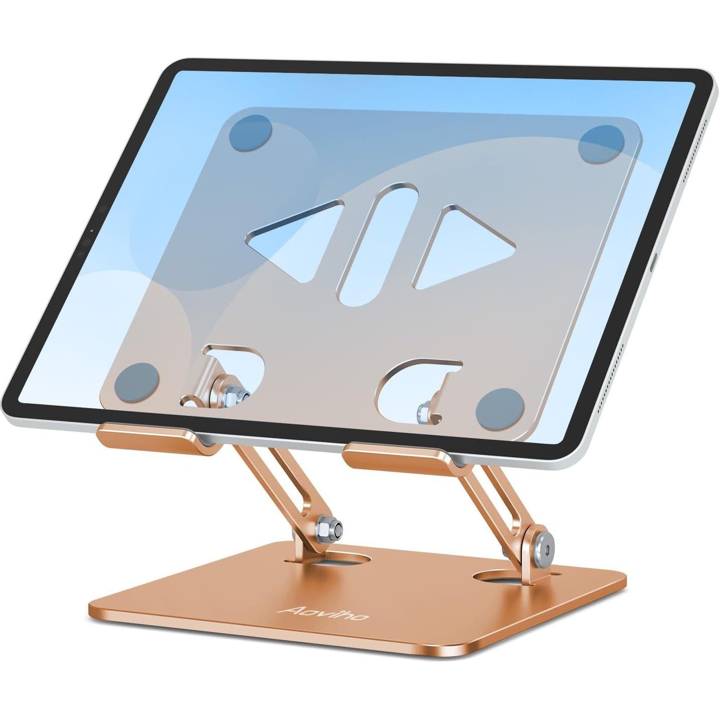 Soporte Ajustable para Tablet Aoviho T2 Aluminio Dorado