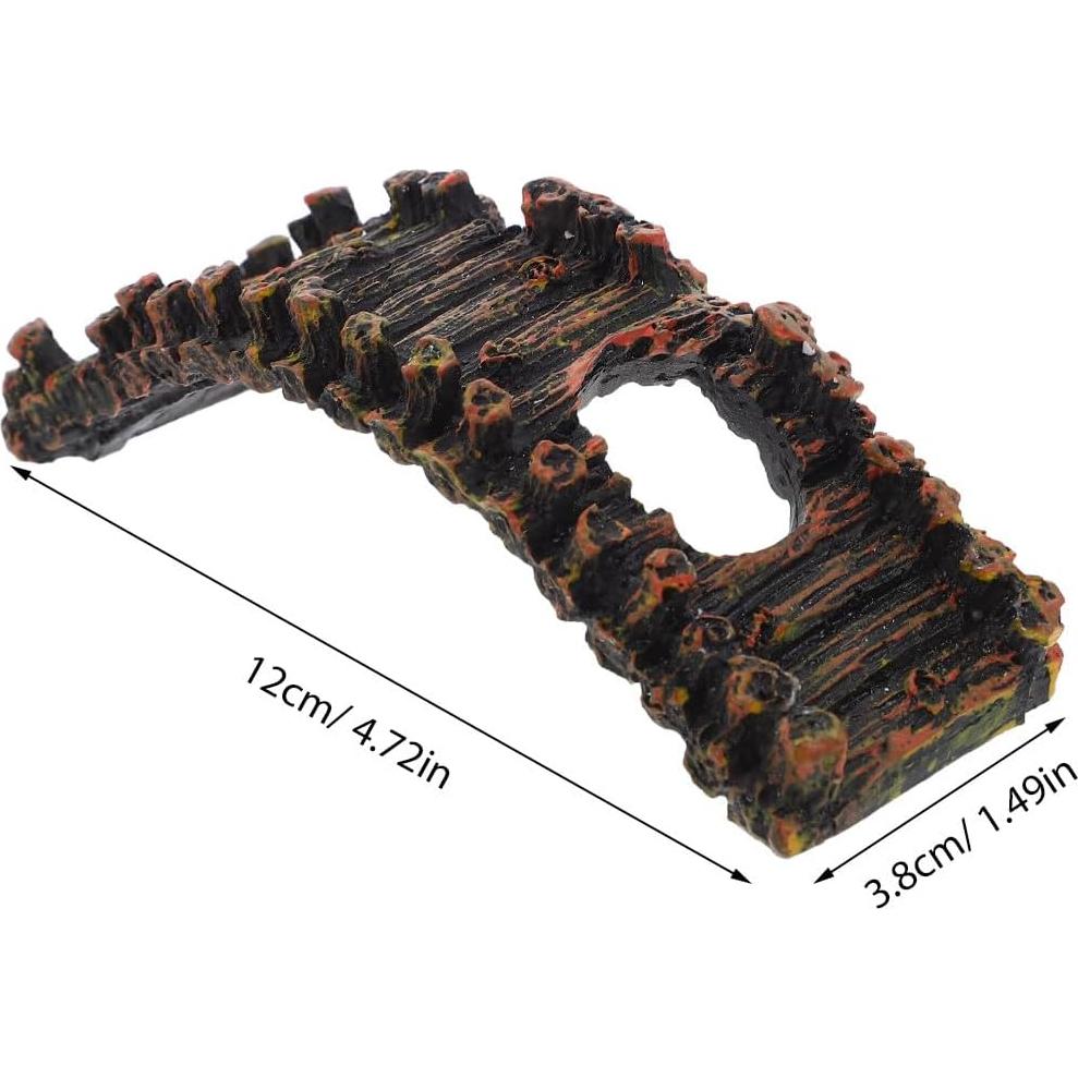 Puentes Miniatura SUPVOX 12cm Resina Multicolor para Jardín