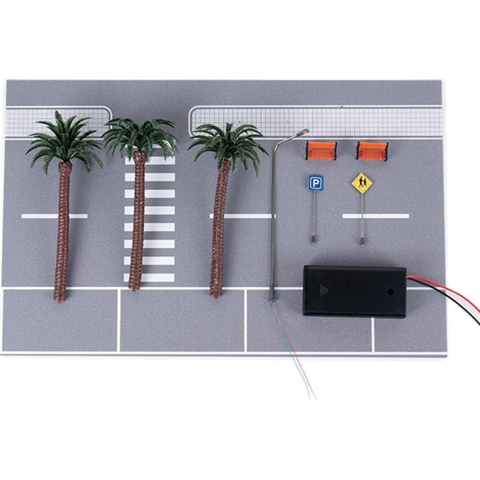 Diorama Parqueo de Autos 1/64 AirheadStorm con Iluminación LED