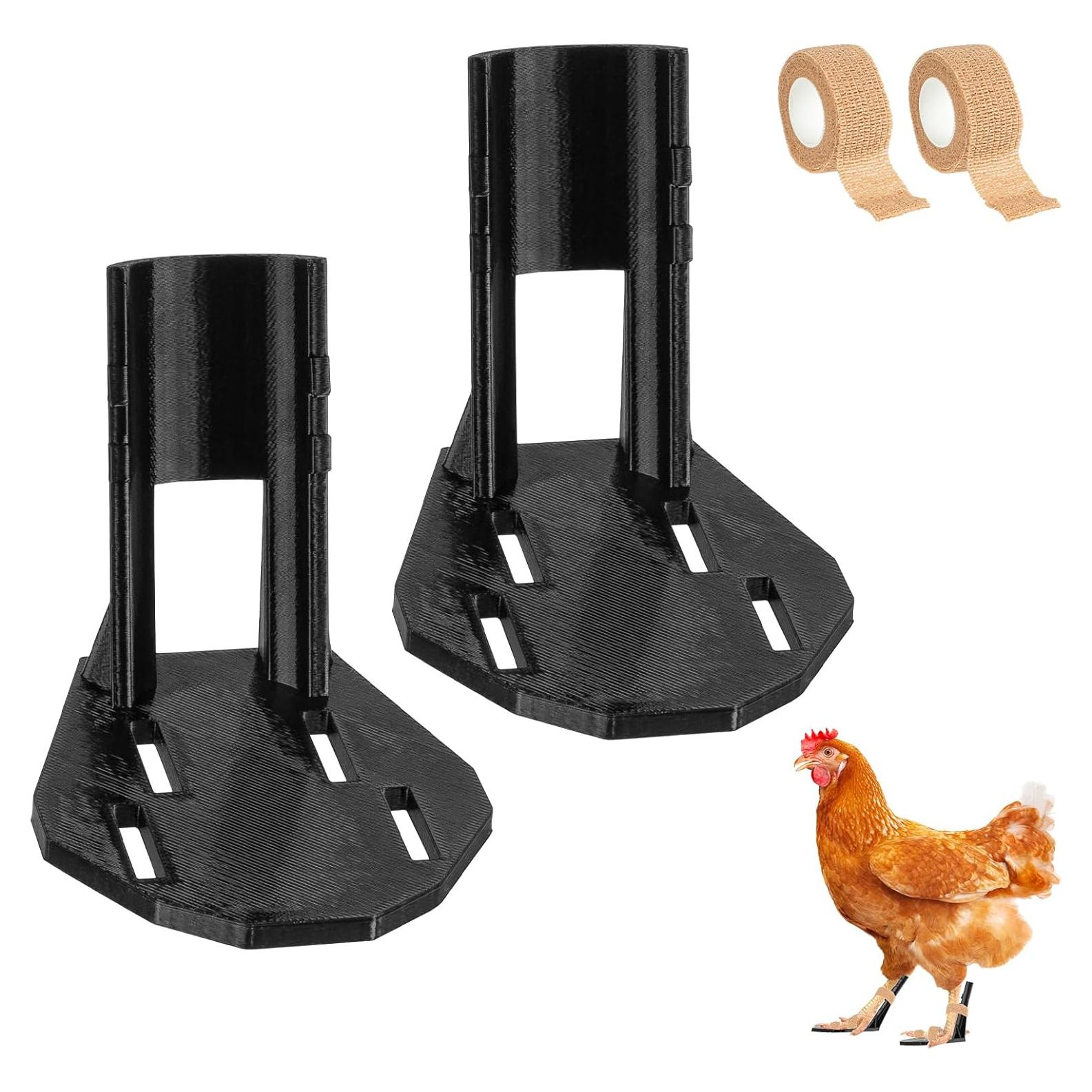 Férulas de pierna protésica NomadPeak para aves - 2 paquetes