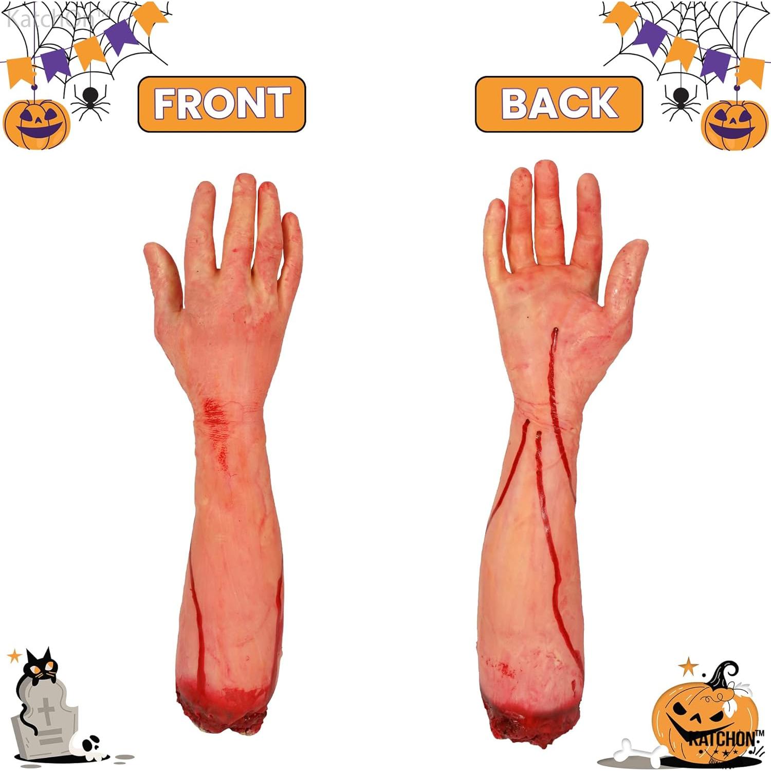 Brazo Falso Realista KatchOn 48 cm para Decoración Halloween