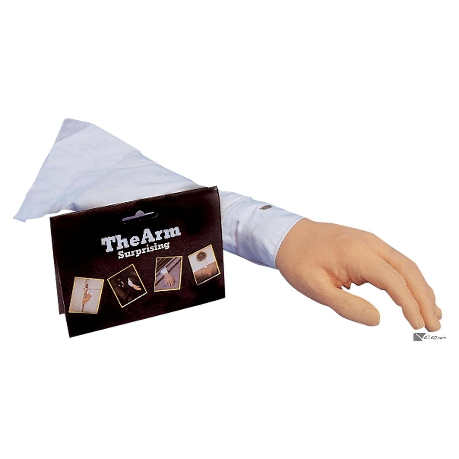 Brazo Cortado Realista Joker para Decoración Espeluznante