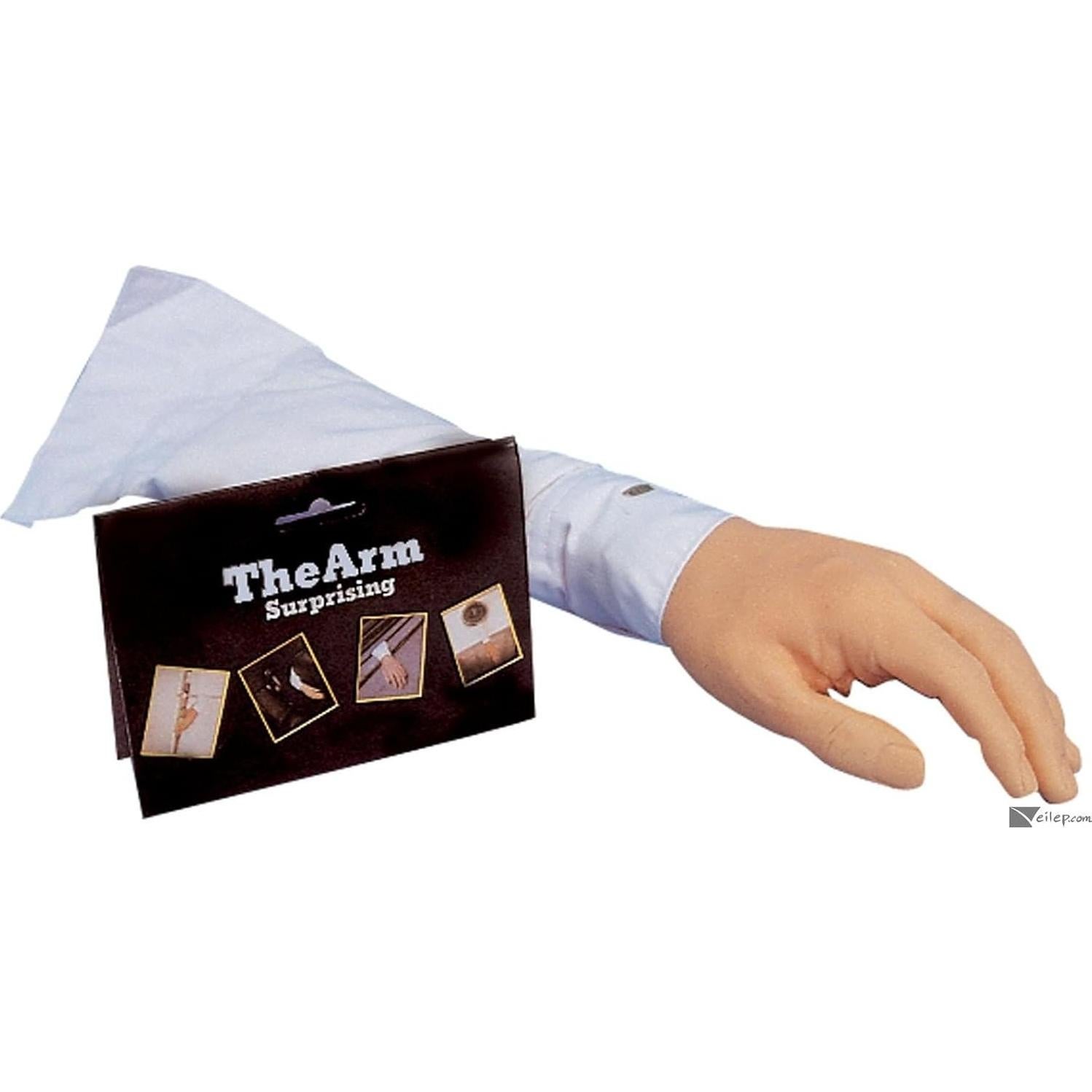 Brazo Cortado Realista Joker para Decoración Espeluznante