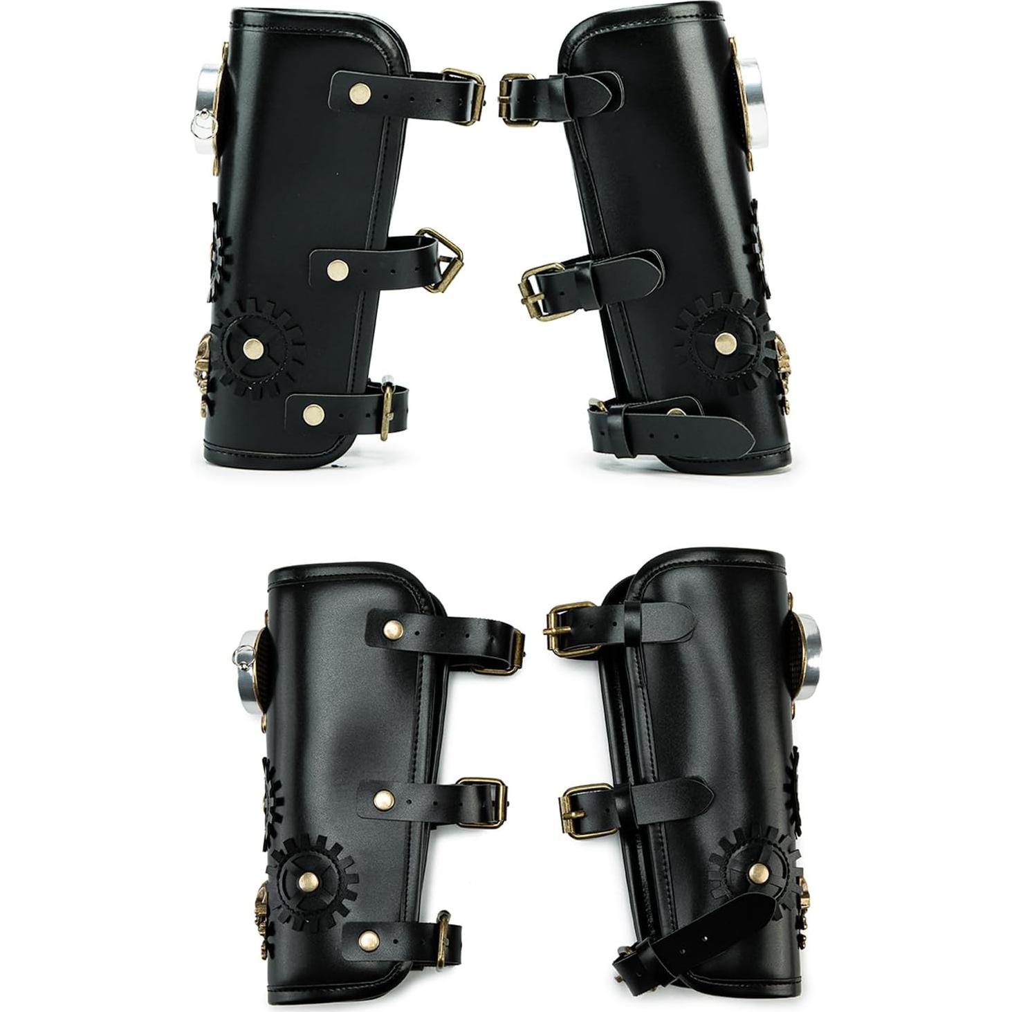 Protector de Brazo Medieval Unisex Larswon - Cuero Sintético