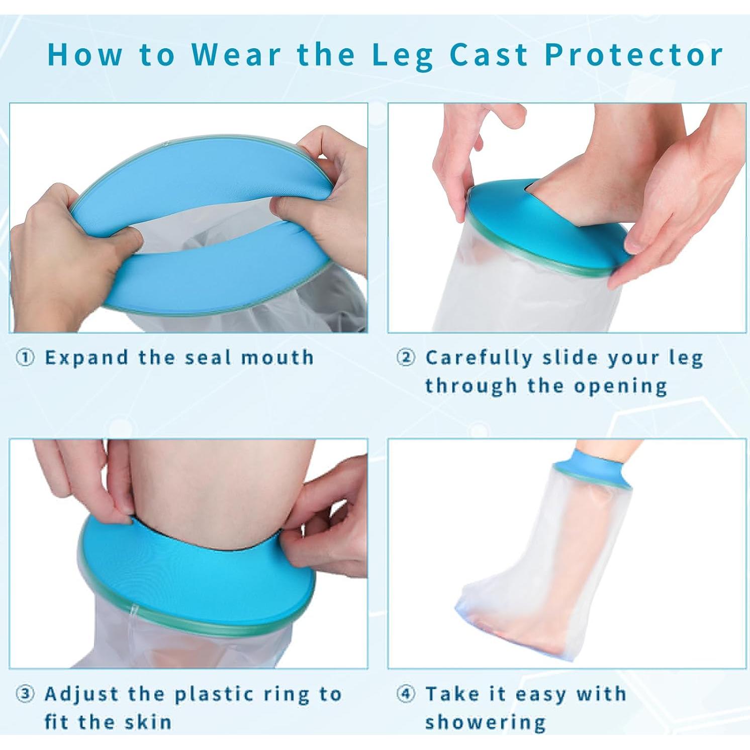 Cubierta Impermeable para Yeso de Pierna SUPERNIGHT 58cm