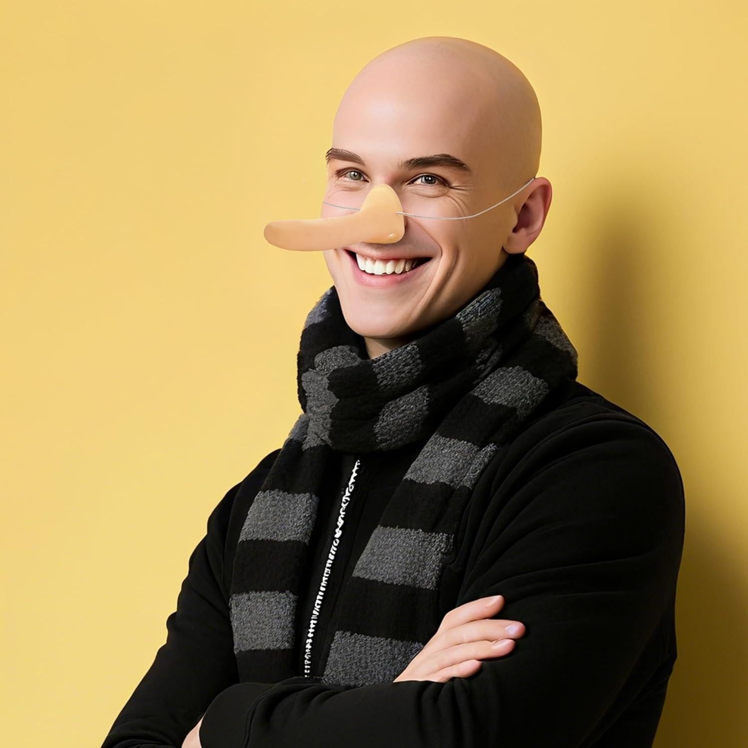 Disfraz Nariz Larga Falsa para Halloween Adultos - 16.43 cm