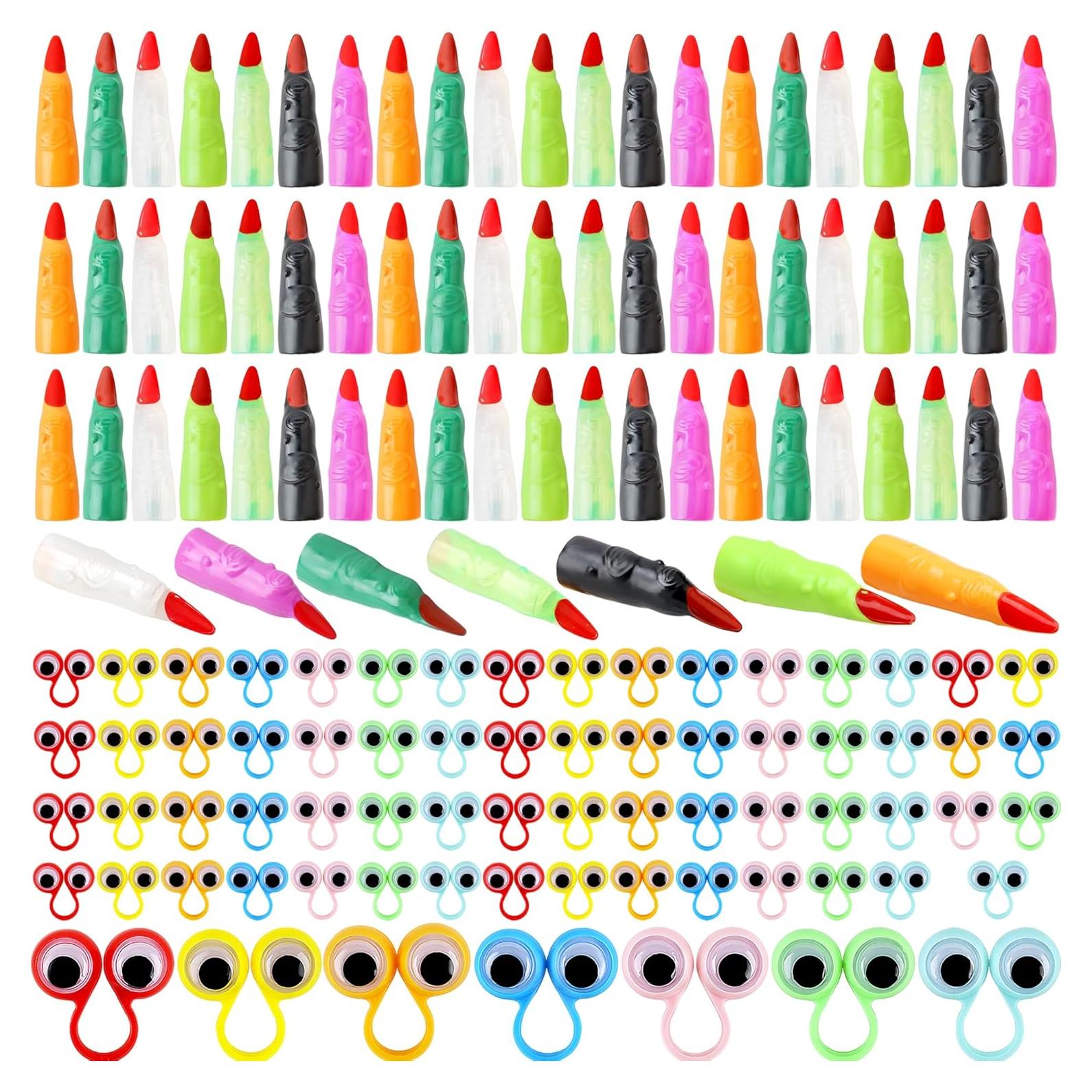 140 Piezas Juguetes de Marionetas de Dedo Halloween Kugliwa