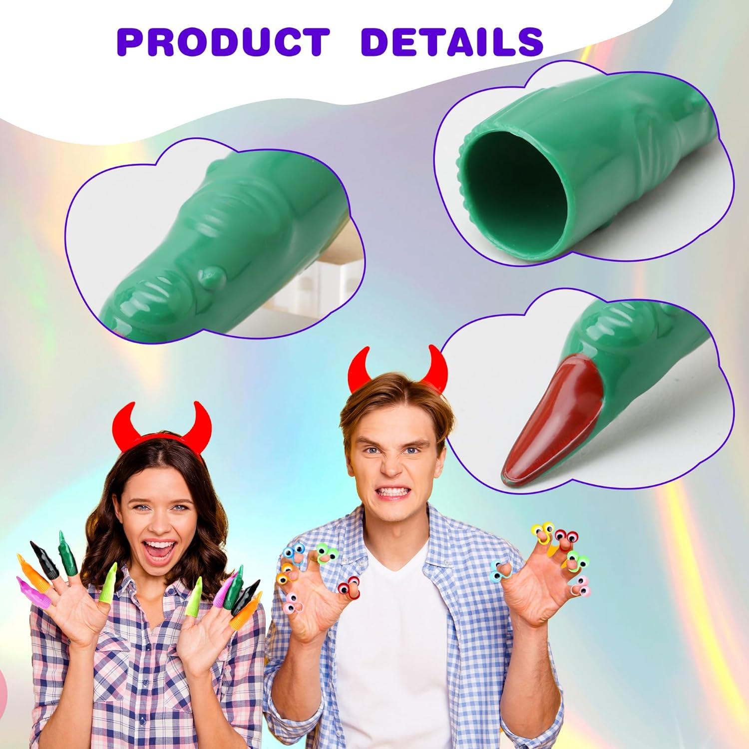 140 Piezas Juguetes de Marionetas de Dedo Halloween Kugliwa