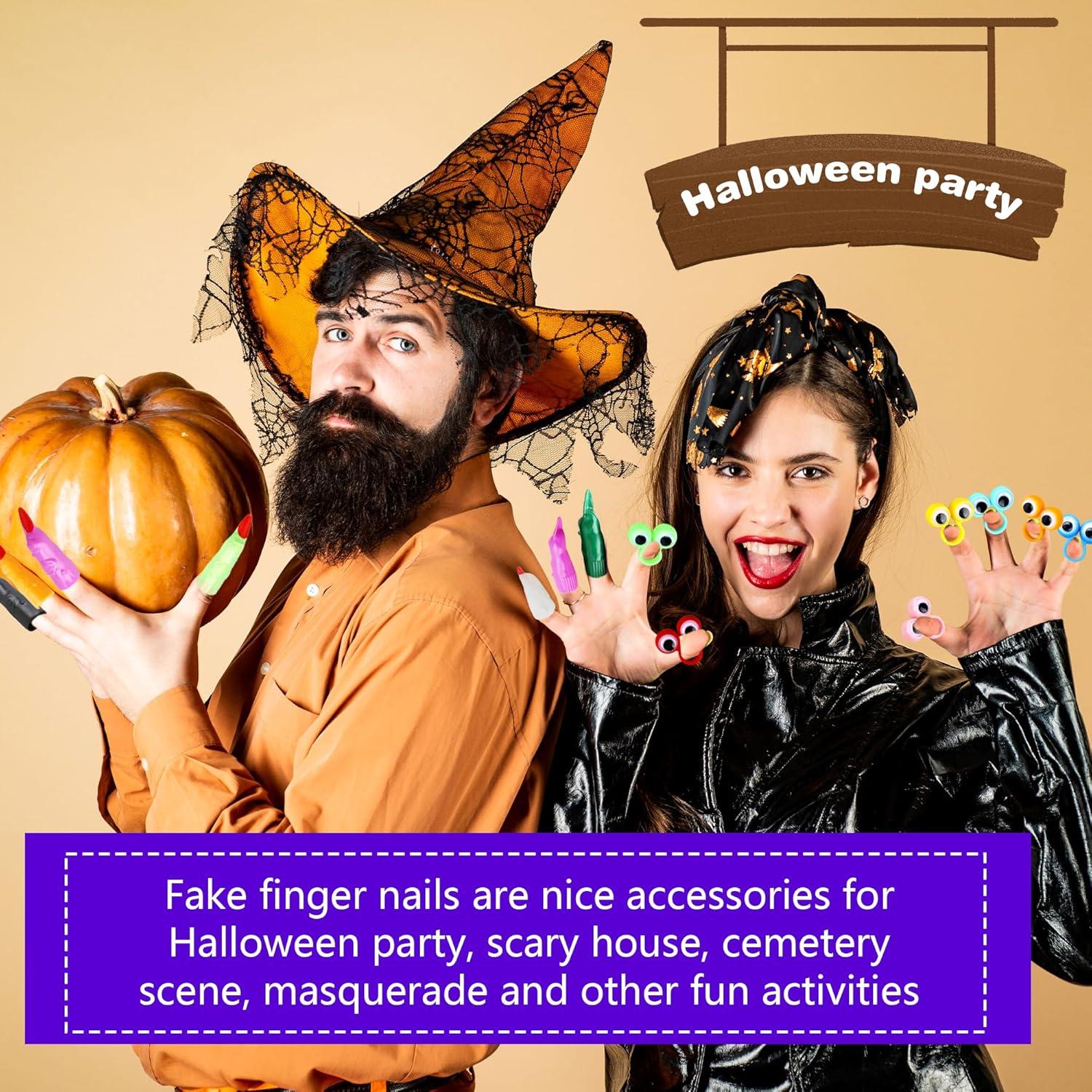 140 Piezas Juguetes de Marionetas de Dedo Halloween Kugliwa