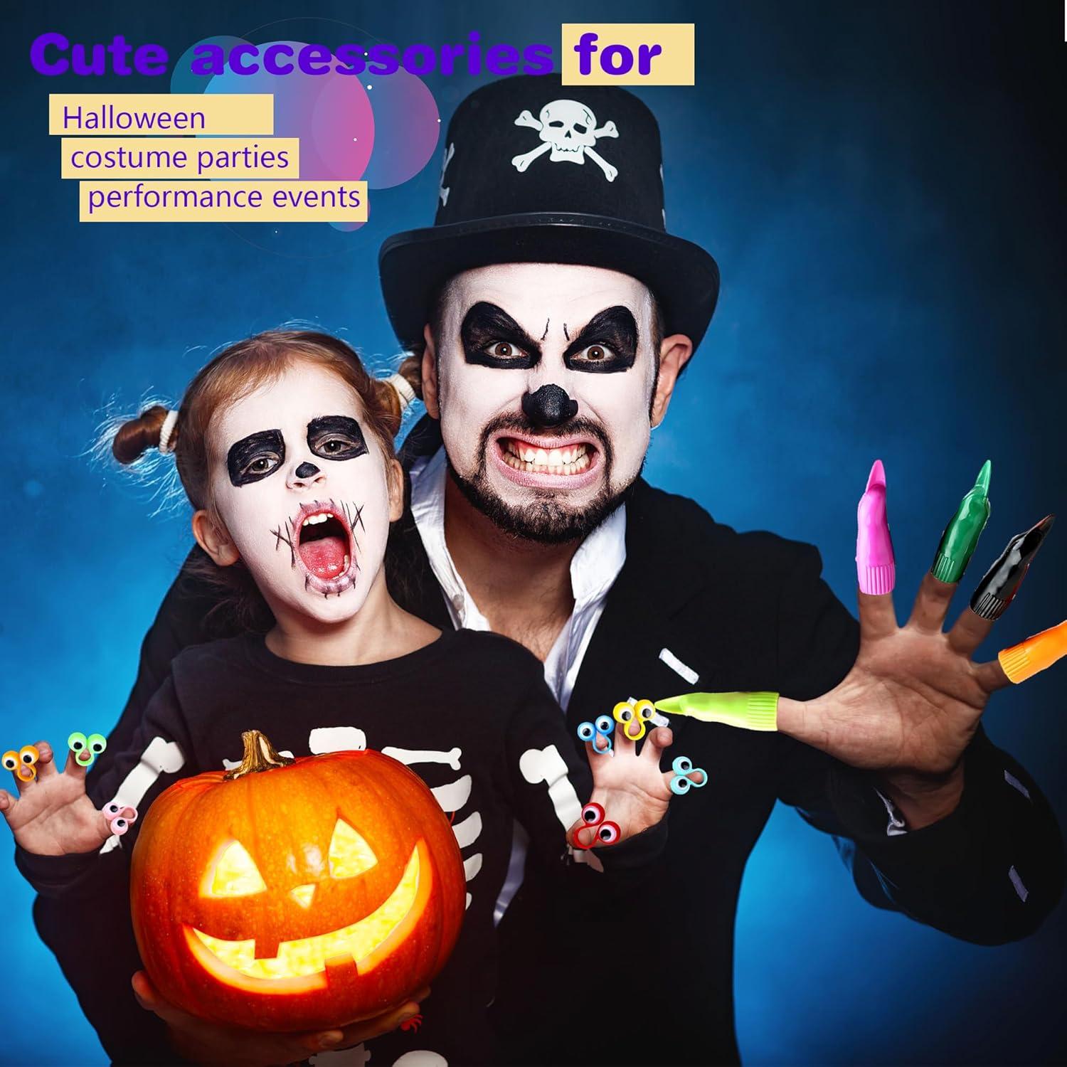 140 Piezas Juguetes de Marionetas de Dedo Halloween Kugliwa