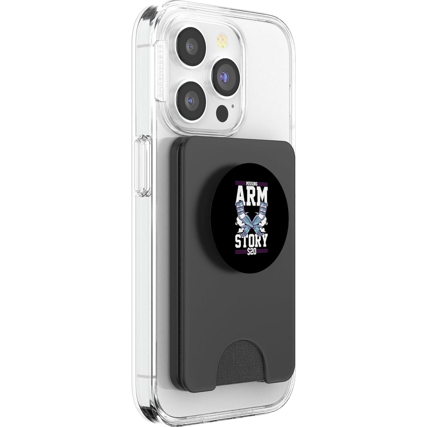 PopWallet Magnético PopSockets para MagSafe - Conciencia Amputación