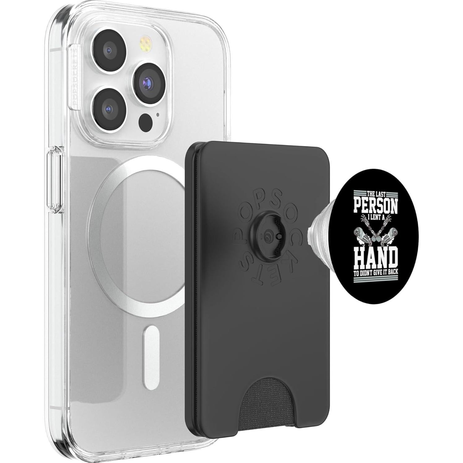 PopSockets PopWallet Magnético para MagSafe - Negro