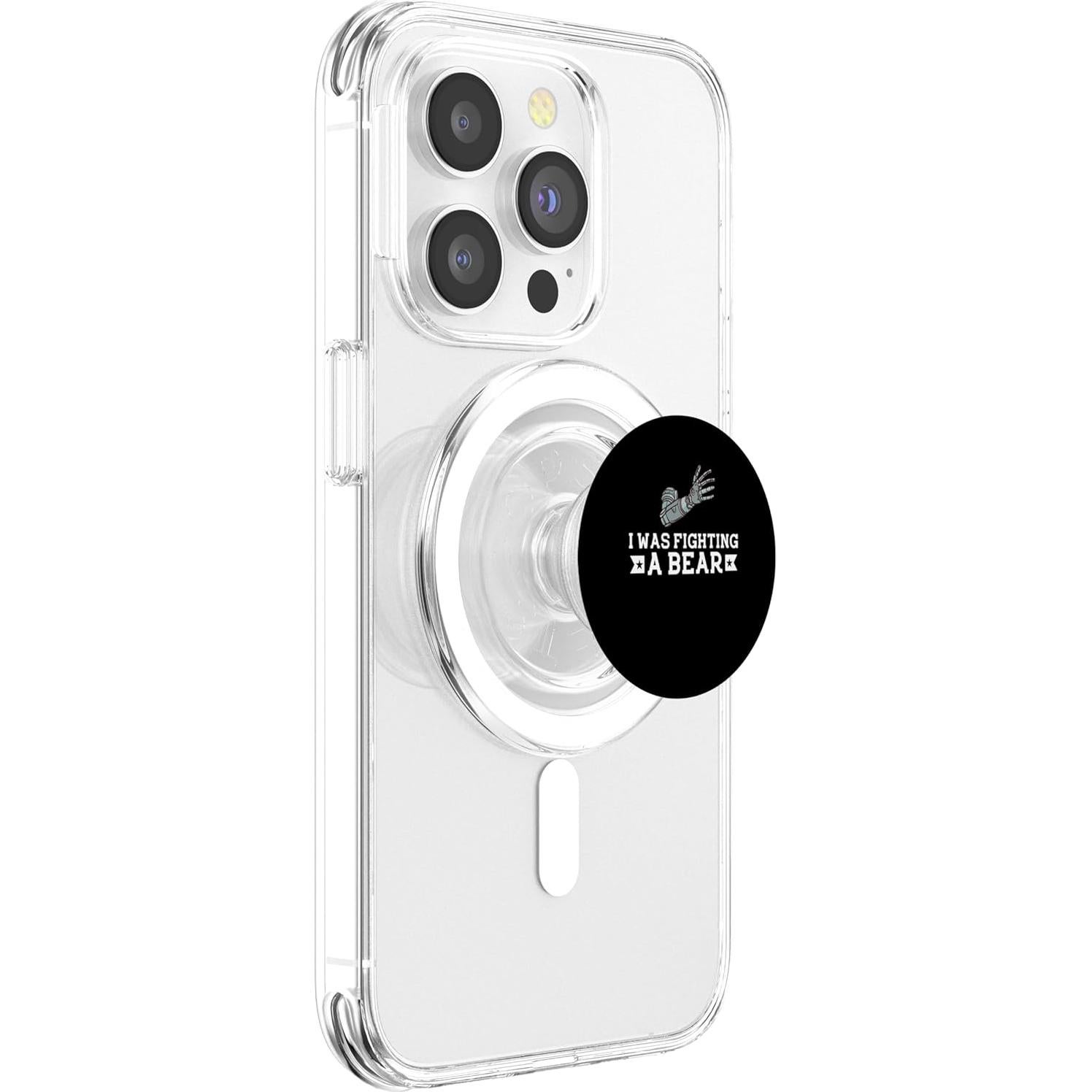 PopSockets PopGrip MagSafe Transparente para Amputación