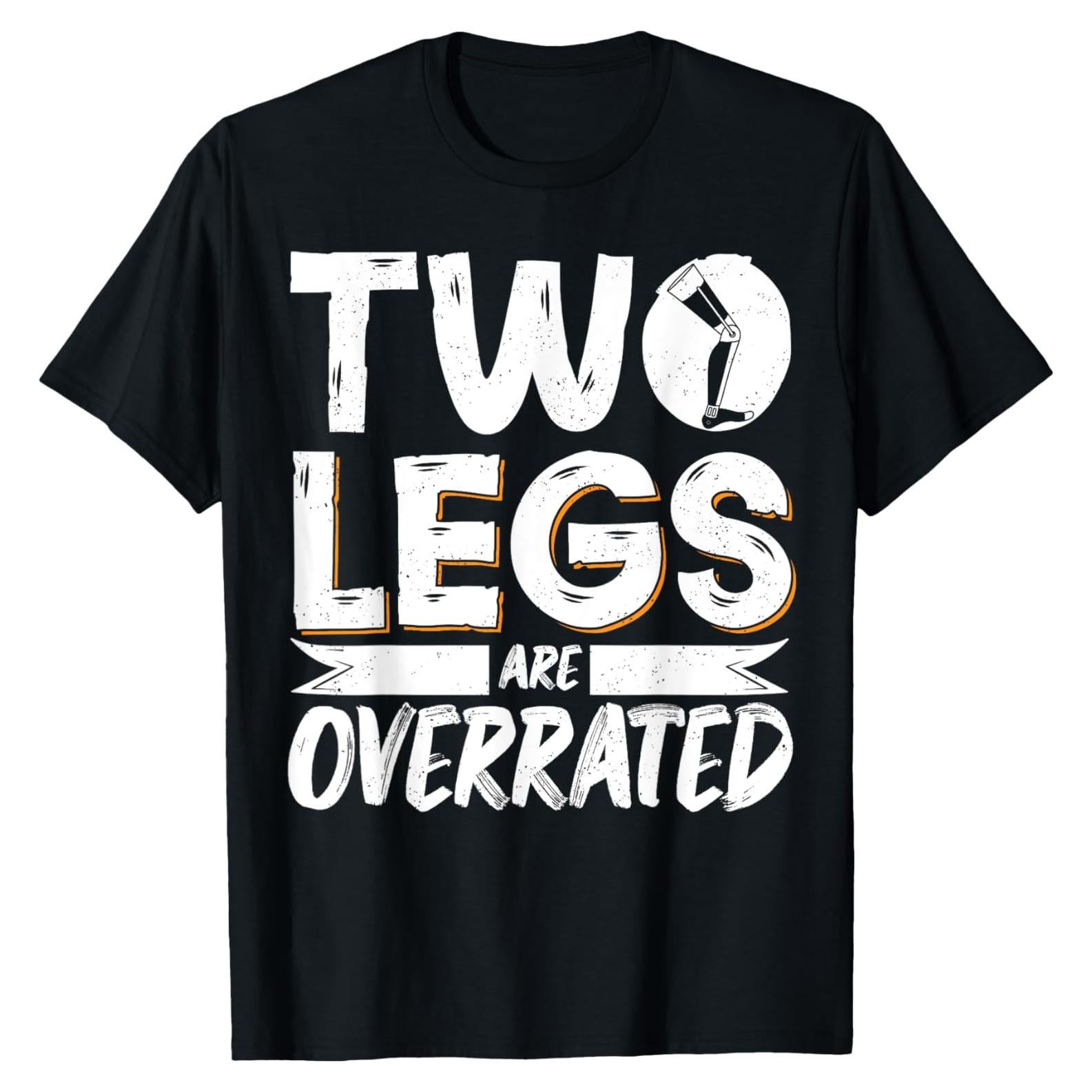 Camiseta Humorística Amputación Prótese Pierna CB0 - Hombres