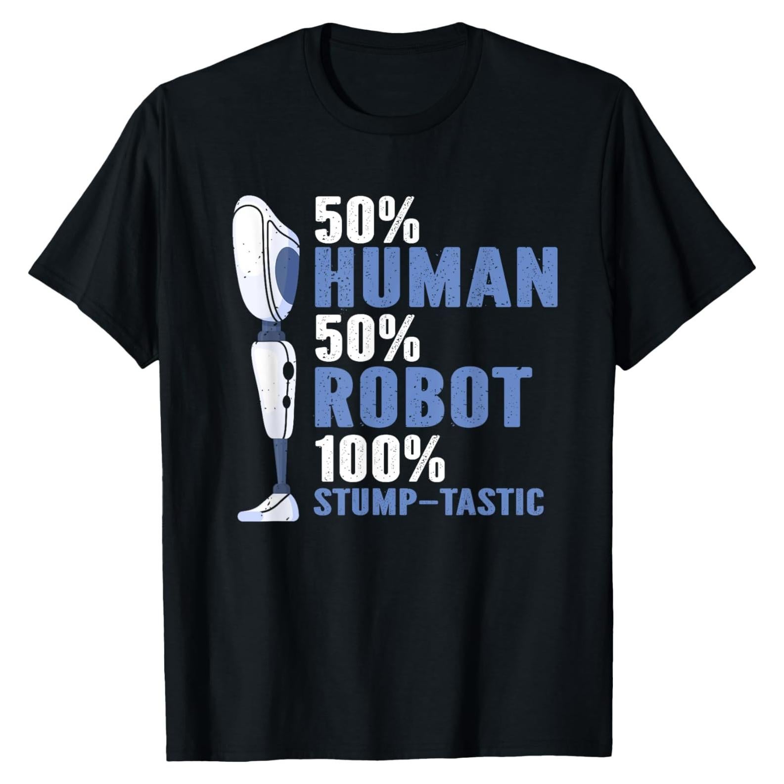 Camiseta temática de amputación para hombres - Pierna artificial