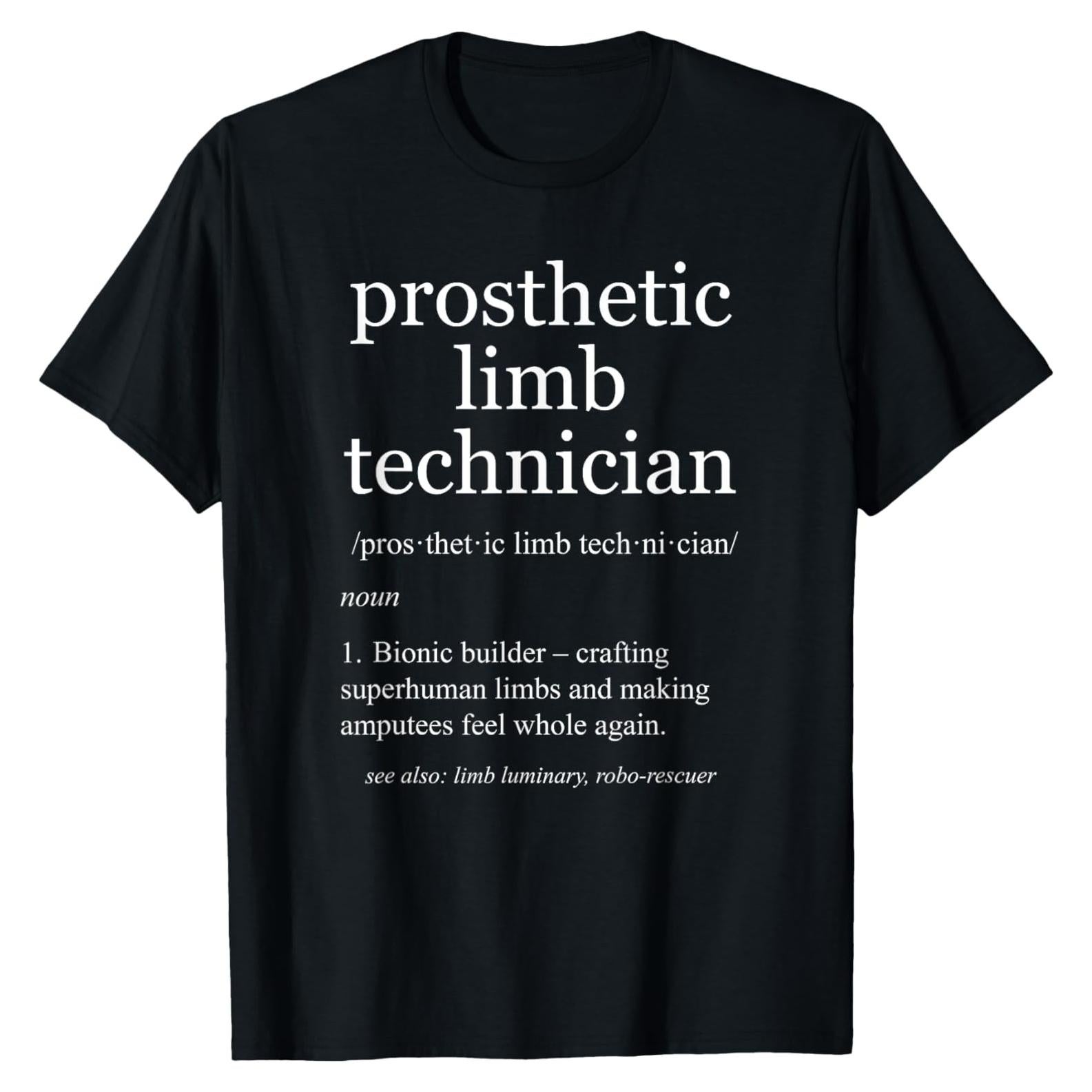 Camiseta divertida técnico de extremidades protésicas - Unisex