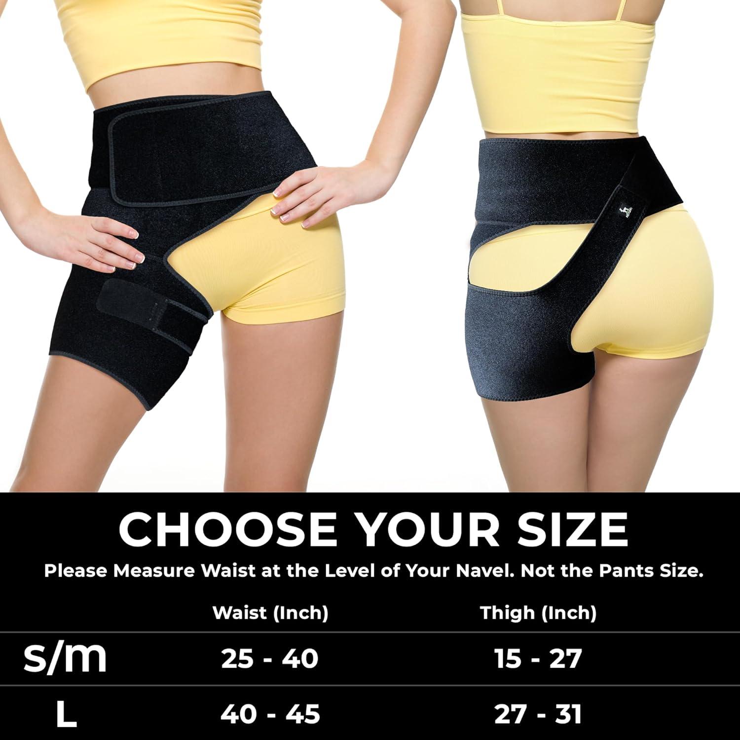 Faja Ortopédica Boxiki para Cadera Pierna Derecha - Grande