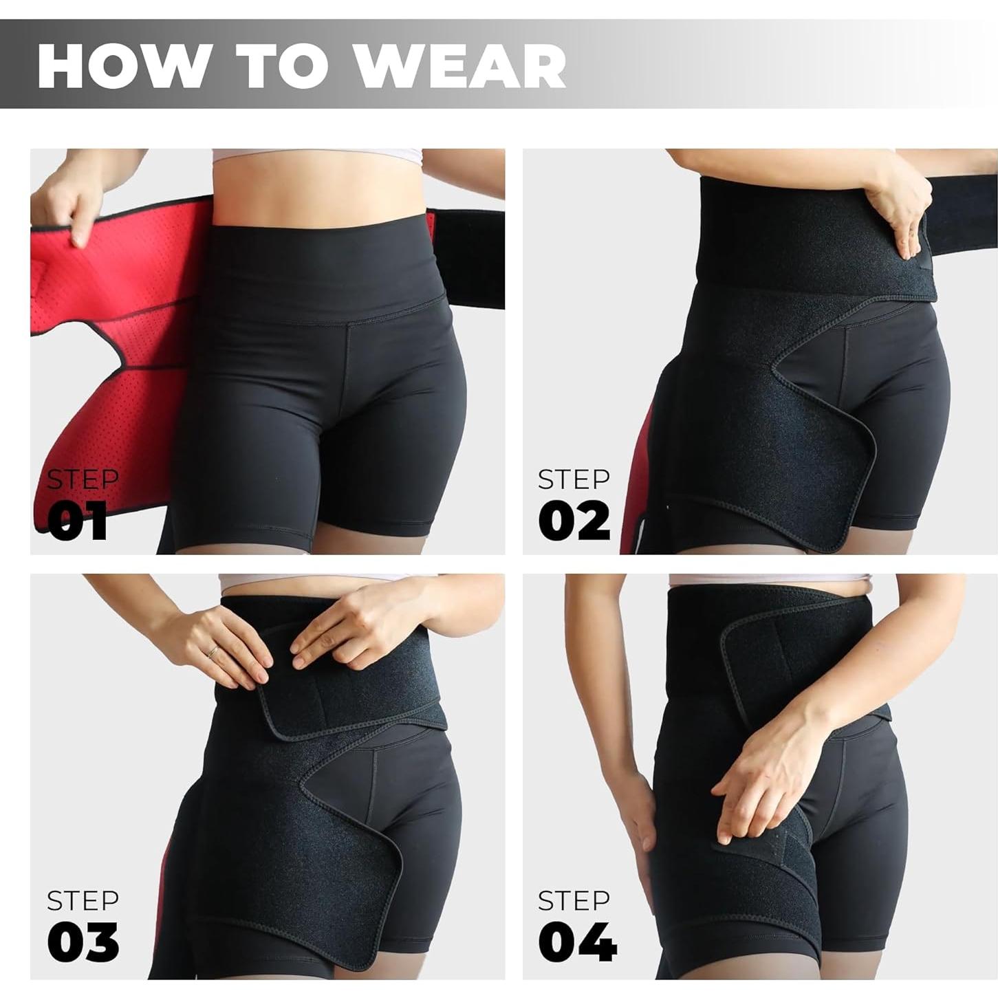 Faja Ortopédica Boxiki para Cadera Pierna Derecha - Grande