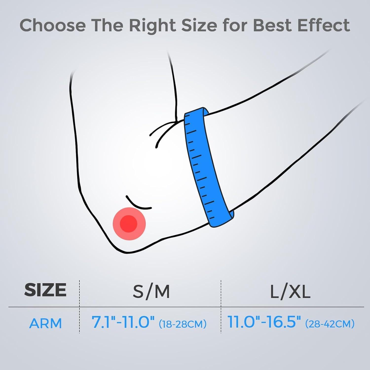 Faja para Codo FREETOO L/XL Alivio Tendinitis y Epicondilitis