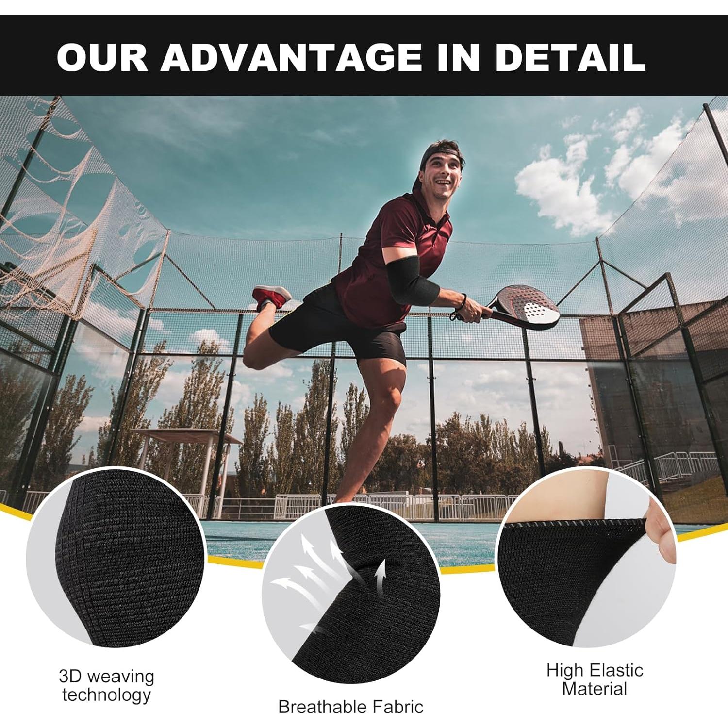 Mangas de Compresión para Codo JUSDIQIR - Alivio Dolor Unisex