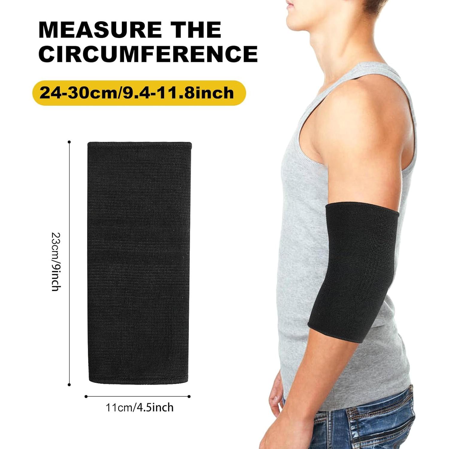 Mangas de Compresión para Codo JUSDIQIR - Alivio Dolor Unisex