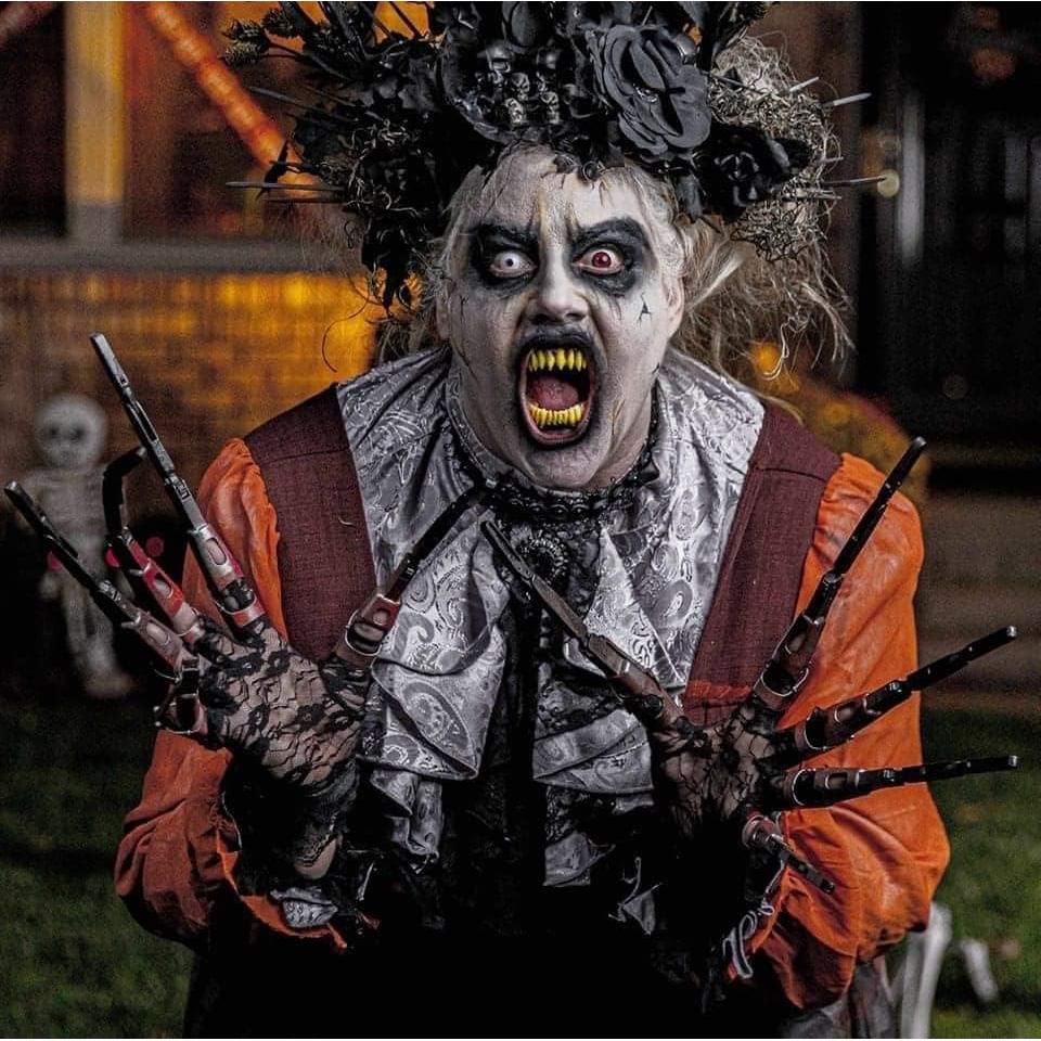 Guantes de Dedos Articulados Halloween MAPOTAD - Negro