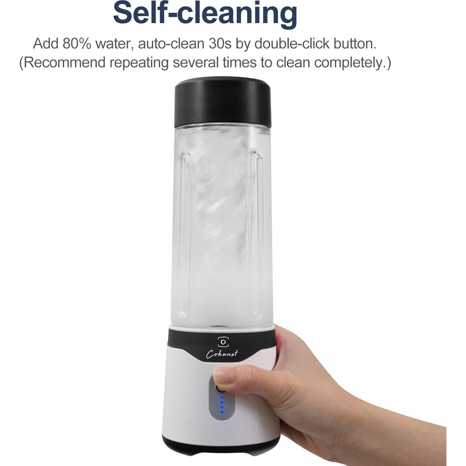 Licuadora Portátil COKUNST PSB-4-BK 530ml USB para Batidos