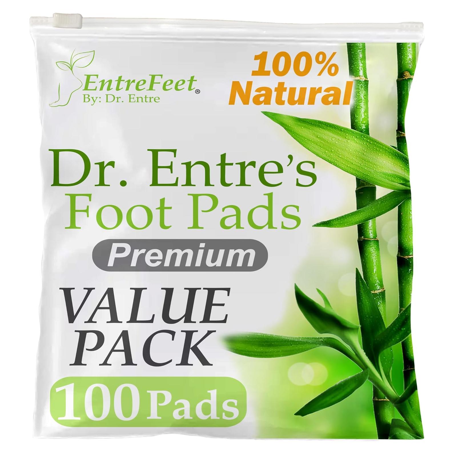 Almohadillas Premium Dr. EntreFeet - 100 Parches Naturales para Pies