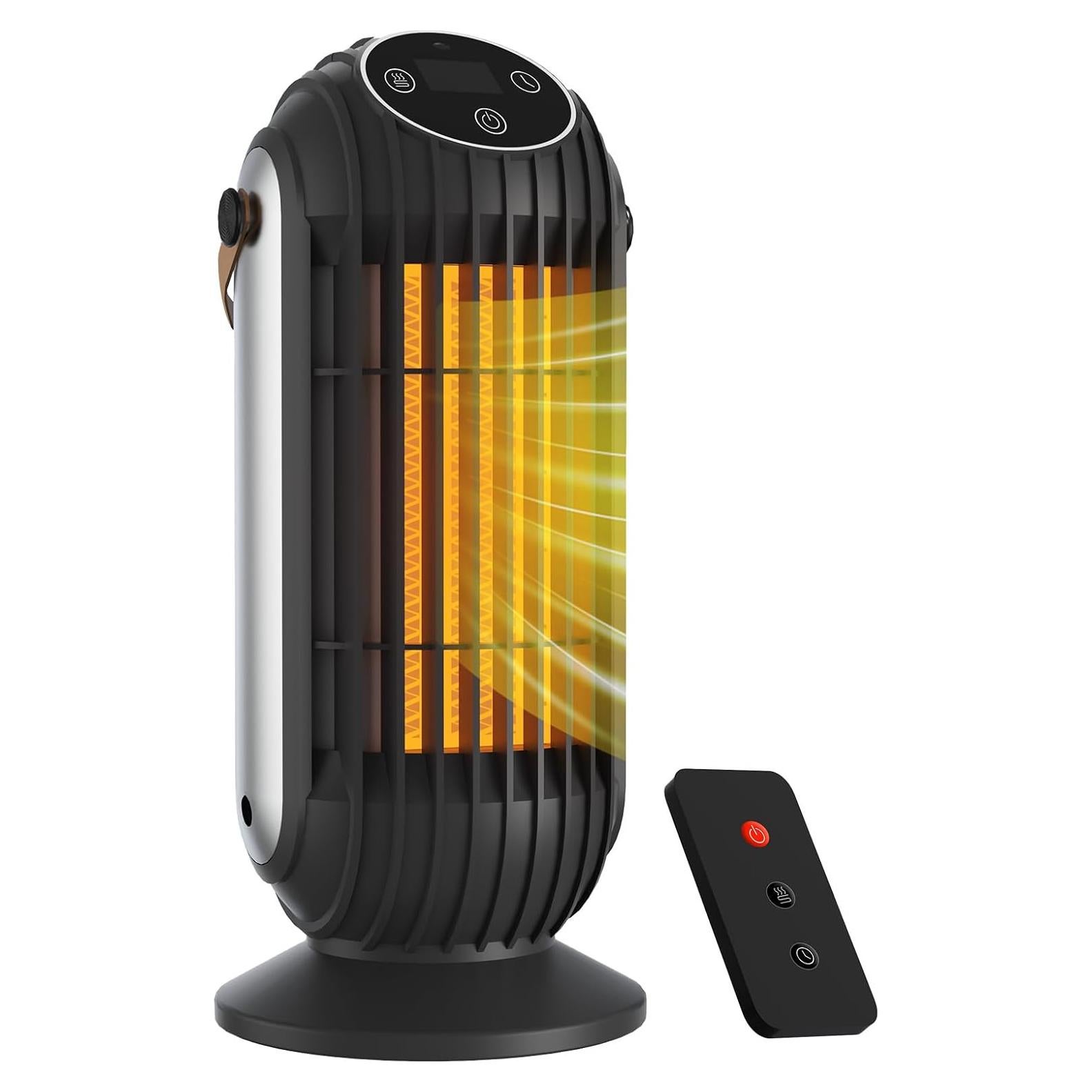 Calentador Eléctrico Gyrivav 1500W Portátil con Control Remoto