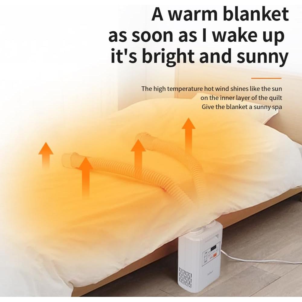 Calentador de mantas portátil Lehui 500W 4 modos de temperatura