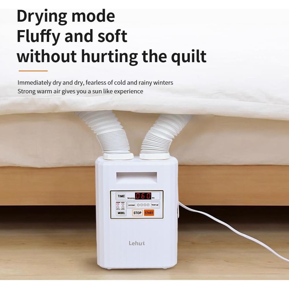 Calentador de mantas portátil Lehui 500W 4 modos de temperatura