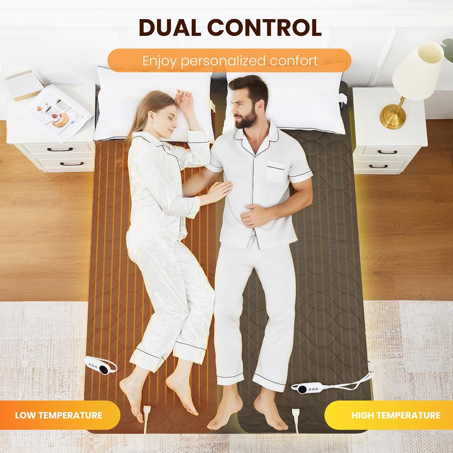 Almohadilla Térmica MASVIS Queen - Control Dual, 10 Horas